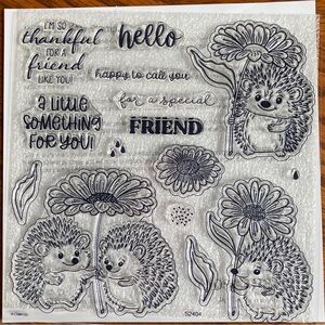 Close to My Heart, New S2404 “Little Hedgehogs” Acrylic Stamp Set